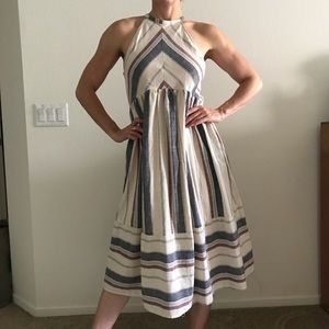 All American Linen-type Midi Dress